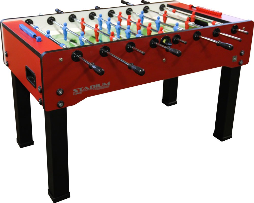 Italian Foosball Table Stadium Indoor Soccer Table Red Buy Online in