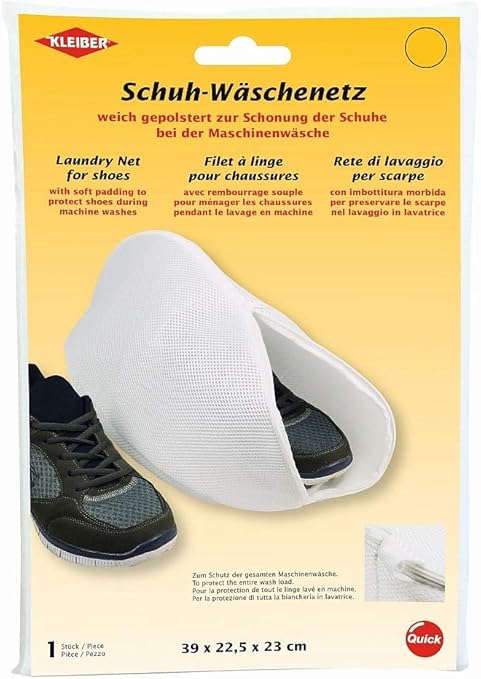 Kleiber Waszak voor schoenen, gevoerd schoenwasnet voor de wasmachine met  ritssluiting. : Amazon.nl: Wonen \u0026 keuken