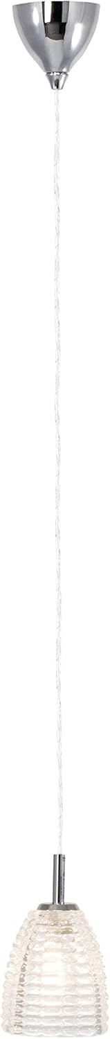 Brilliant 70070/15 Suspension, Glass/Metal, Chrome