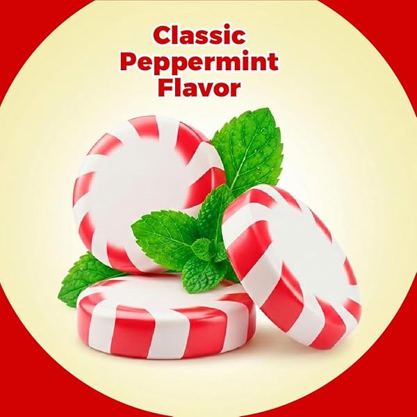 COLOMBINA STARLIGHT MINTS HARD PEPPERMINT CANDY, INDIVIDUALLY WRAPPED, PEPPERMINT FLAVOR, 430 COUNT (80 OZ)