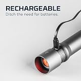 NEBO DaVinci 3500 Lumens LED Rechargeable Flashlight Black 21700 Power Bank view 3