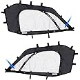 KEMIMOTO Soft Upper Doors Cab Enclosure Compatible with Polaris RZR XP 1000 2024-2025