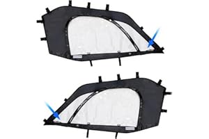 KEMIMOTO Soft Upper Doors Cab Enclosure Compatible with Polaris RZR XP 1000 2024-2025