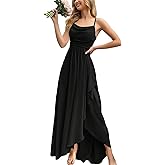 VOUIAO Women's 2026 Spring Formal Evening Gown Elegant Long Prom Dress Wedding Guest Party Cocktail Bridesmaid Maxi Dress