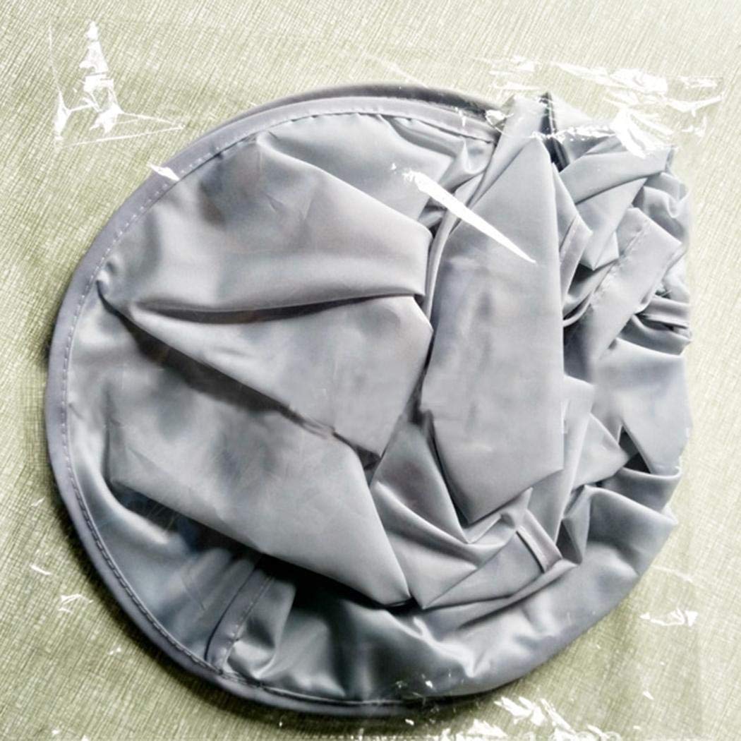 Didade Salon Barber Gown Cloth Hair Cutting Cloak Umbrella Hairdressing Cape Dye Dying (Grey)