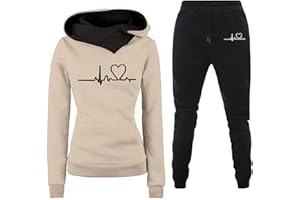 JMMSlmax 2 Piece Outfits Hoodie Long Sleeve Sweatshirts Jogger Pants Casual Turtleneck Tracksuit Sweatsuits for Women Set