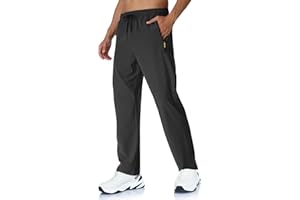 Rapoo Mens Lightweight Hiking Pants Quick Dry Stretch Joggers for Running Workout Casual