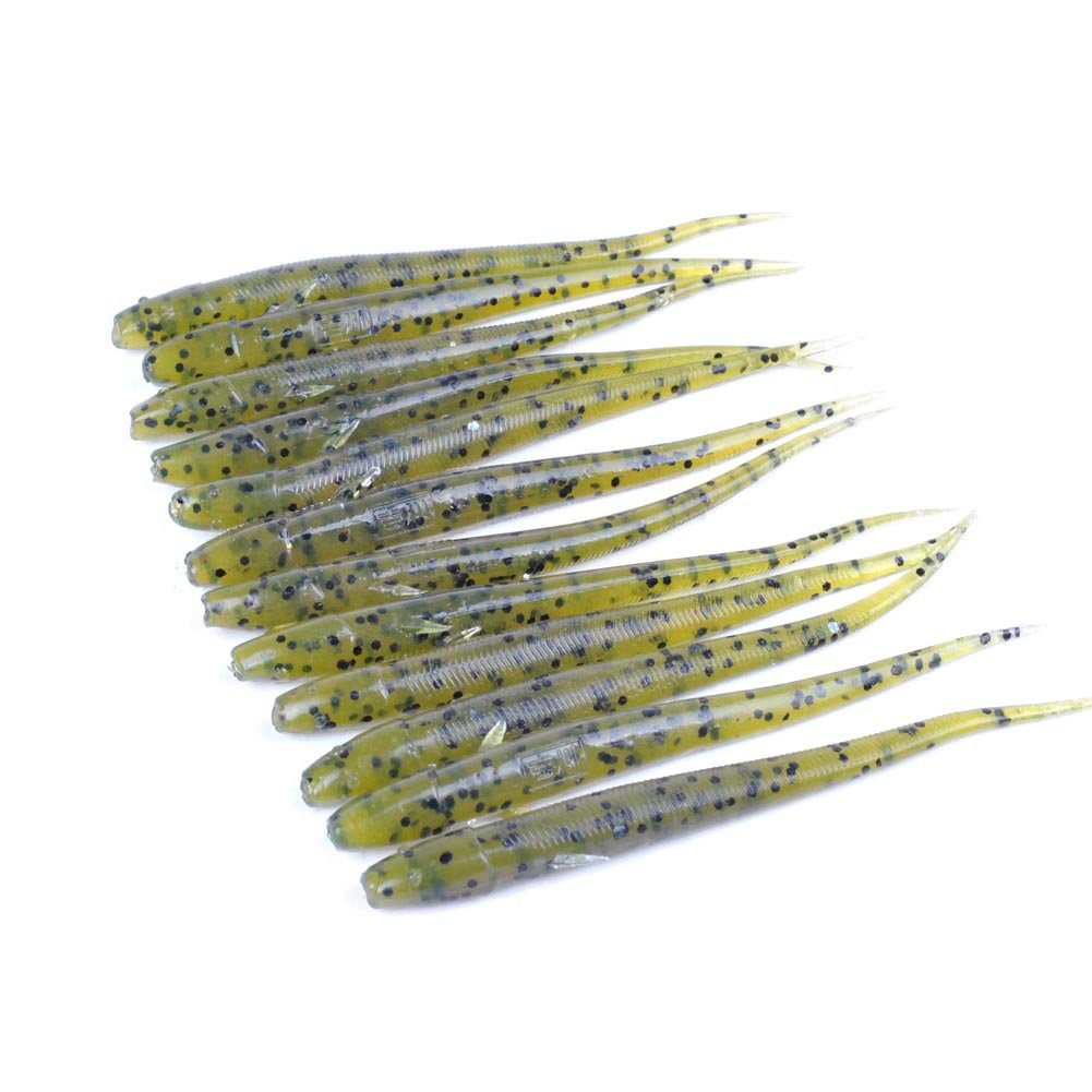 Sale Yoshikawa Bait Wiggle Worm Soft Plastic Fishing Lure Smallmouth