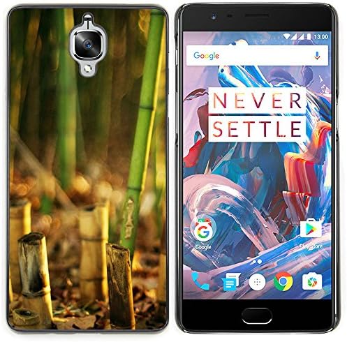 Plastic Shell Protective Case Cover || ONEPLUS 3 / OnePlus Three || Nature Bamboo Grove Blur @XPTECH