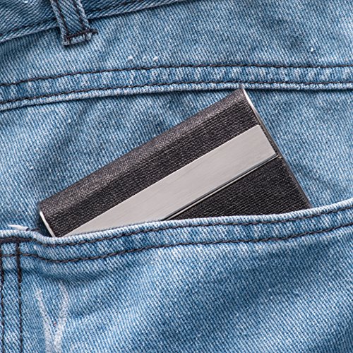 Ultrathin Design Pocket Carrying Cigarette Box Case for Hold 20 Regular Size(Black) - Thumbnail 5