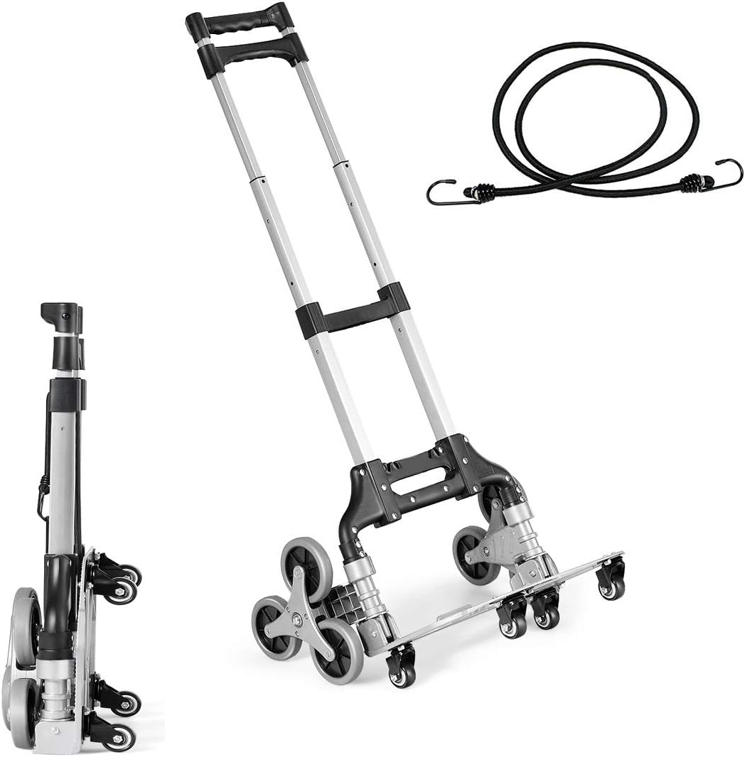 Klappbare Sackkarre Mit 6 Rädern - Treppensteiger Für Mühelosen Transport Bis 160 Kg