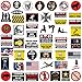 Hard Hat Stickers 50+ MEGA Pack, Tool Box Stickers and Decals, Funny Construction, Military, Veteran, Union, Patriotic USA Stickers for Adults, Make People Laugh at Work