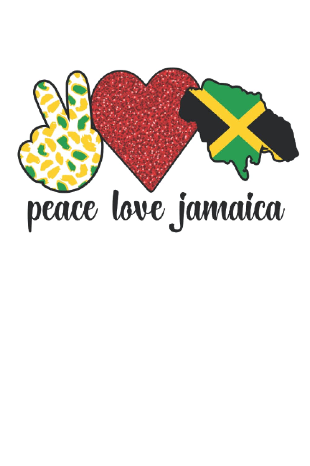 Jamaica Map Lined Notebook: Jamaican Flag Journal 6″ x 9″ for anyone with Jamaican Heritage & Roots