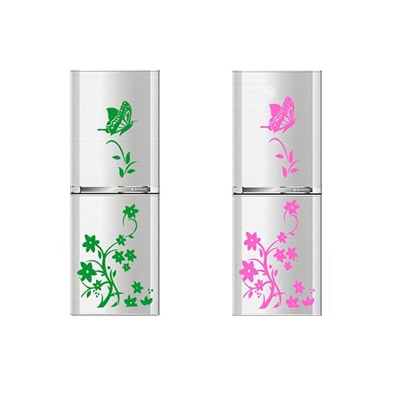 Dosige Verde Mariposa Pegatinas de Nevera Pegatinas de Ventana ...