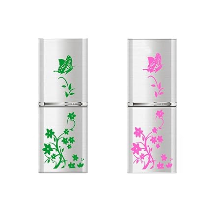 Dosige Verde Mariposa Pegatinas de Nevera Pegatinas de Ventana ...