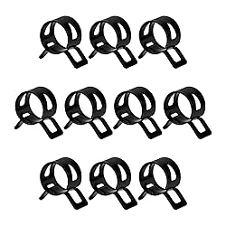 MroMax 30Pcs 0.59"(15mm) ID Spring Band Hose