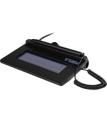 Pad Per Acquisizione Firma Elettronica Topaz T-S460-HSB-R, USB, Testato Funzionante