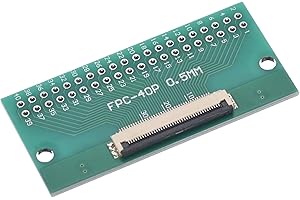uxcell FFC FPC 40 Pin 0.5mm Pitch to DIP 2.0mm PCB Converter Board Couple Extend Adapter