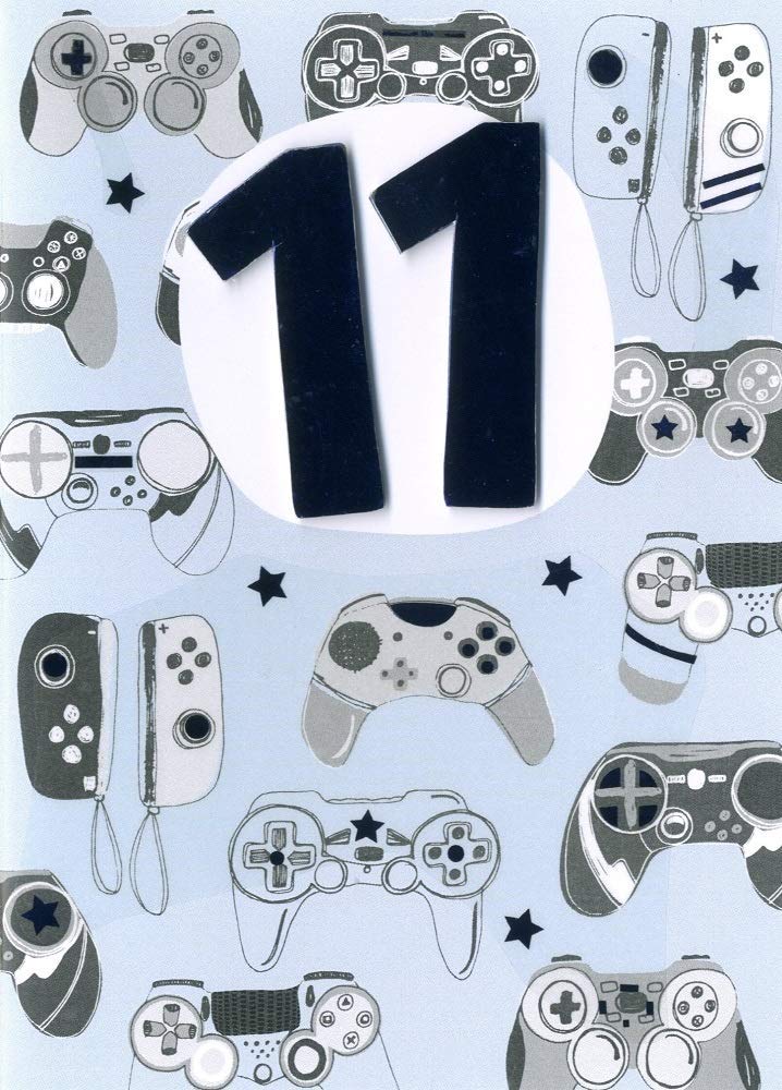 Second Nature Boys 11th Birthday Gaming Consoles Greeting Card Inspired Range Cards HMT052