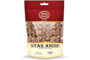 Spicy World Star Anise Whole Pods 3.5Oz Bag -Premium Quality, Vegan, All Natural, Dried, Great for Baking & Tea