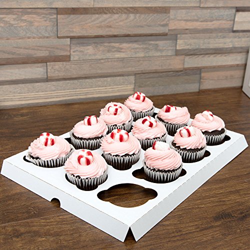 Pack of 20 WHITE 14x10x4 Bakery/Cake Box and Inserts w/ Signature Picks