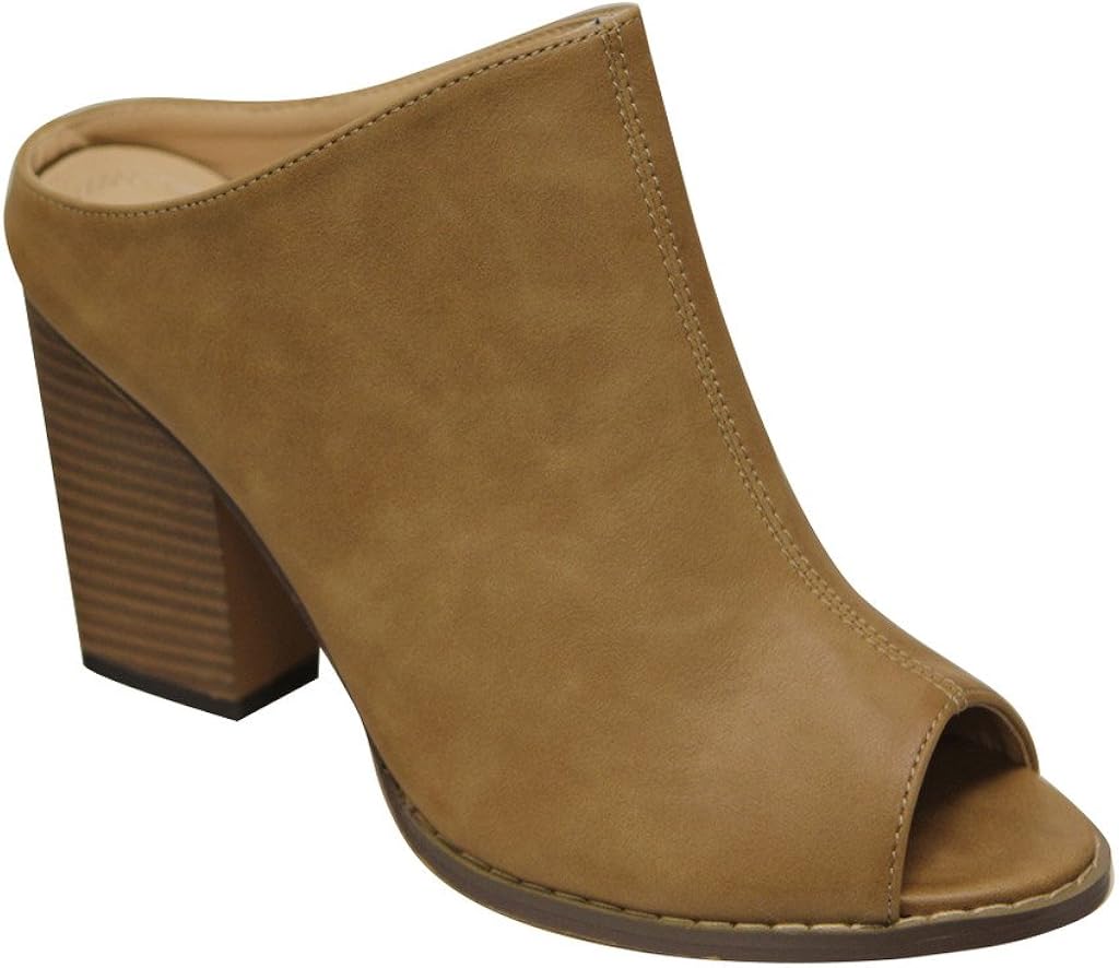 chunky heel clogs