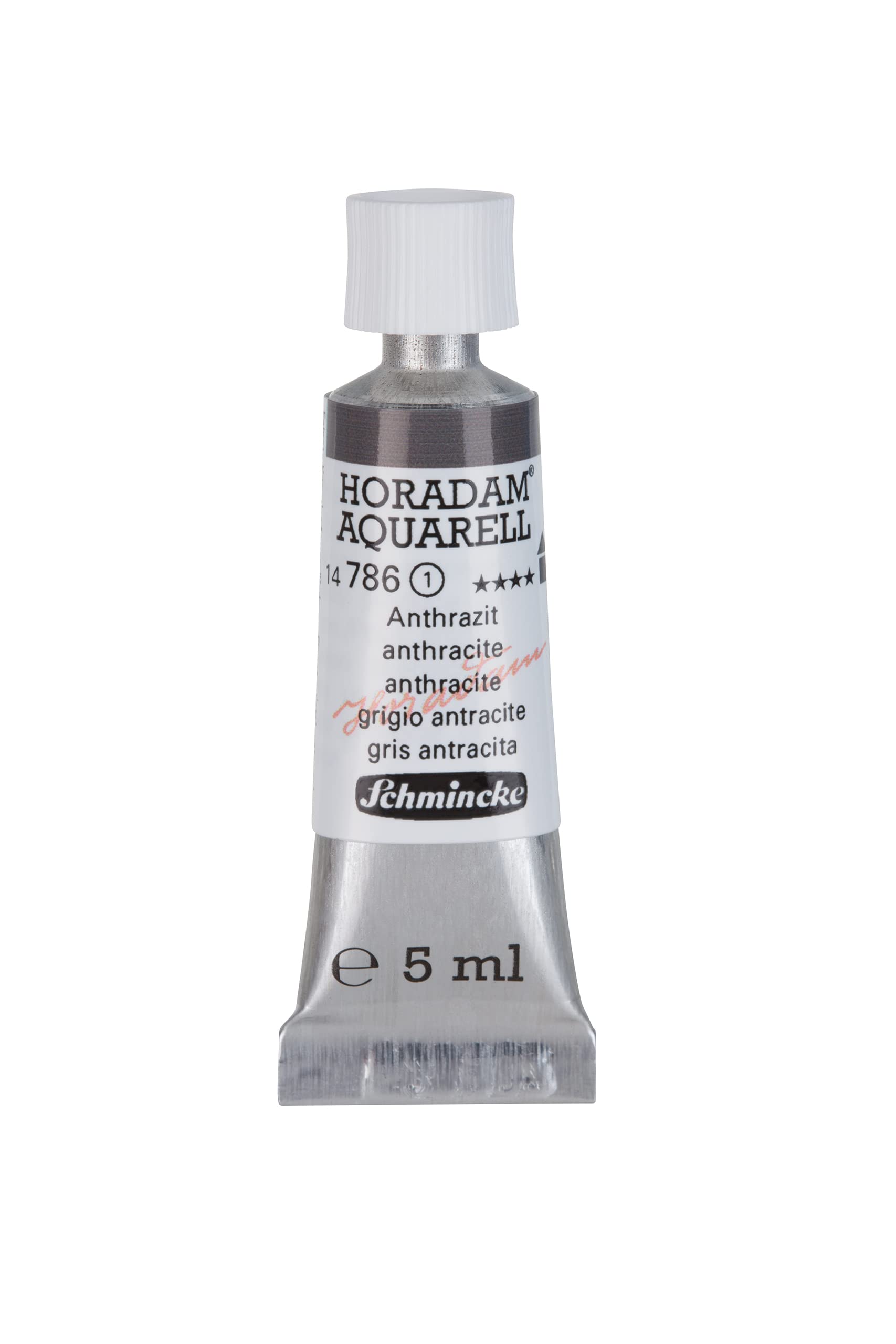 Schmincke - HORADAM® AQUARELL - finest artists' watercolours, anthracite - 5 ml — image 1