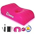 Slown BBL Bed - Inflatable BBL Mattress with Hole After Surgery for Butt Sleeping, Brazilian Butt Lift Recovery, BBL Bed with Hole with Built-in Electric Air Pump, Neck Pillow and Urination Device