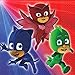 PJ Masks Birthday Party Pack for 16 with Plates, Napkins, Cups, Tablecover, and Candles