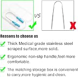 selcouth yyds Stainless Steel Tongue Scraper with Case for Oral Care view 4