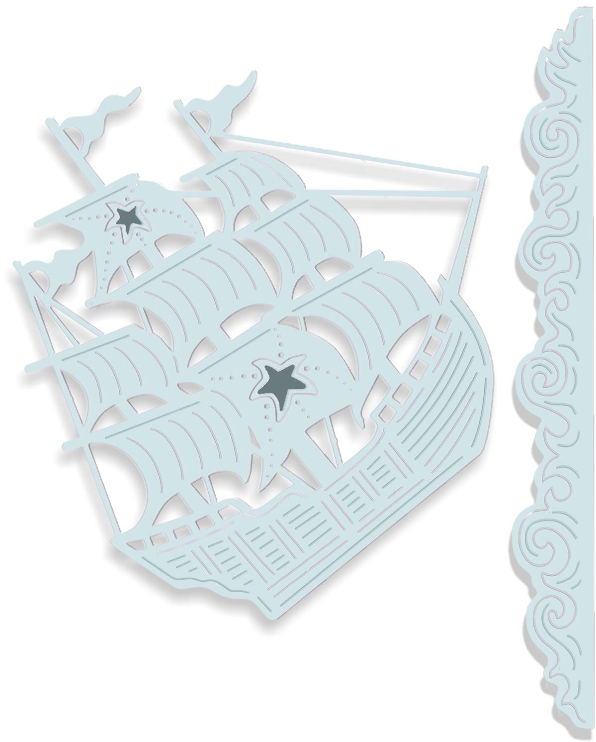 Sweet Dixie Cutting Die, Metal, Grey, Medium