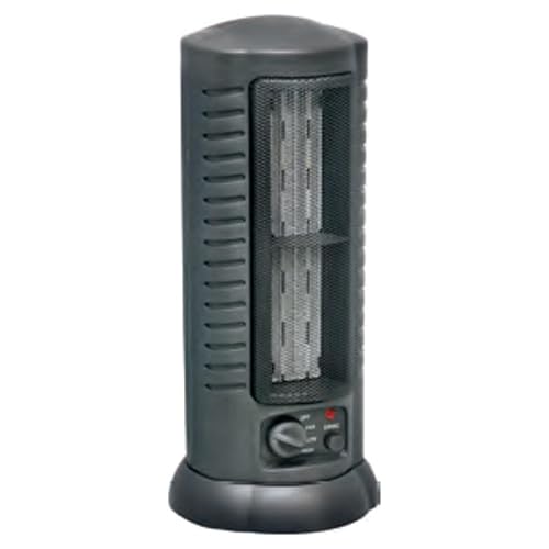 Comfort Zone Electric Ceramic Oscillating Mini-Tower Space Heater
