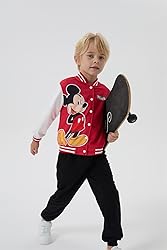 Disney Mickey Mouse Toddler Boys Varsity Bomber