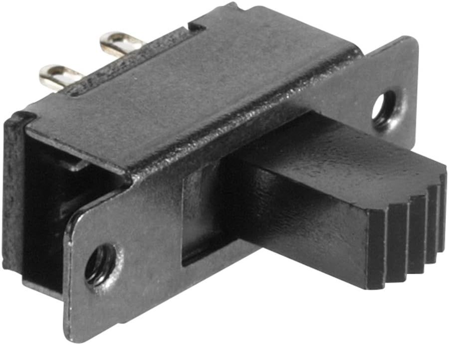 30VDC/0.5A SPST Sub-Mini Slide Switch (2-Pack)