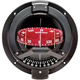 Ritchie Compass, Bulkhead, 4.5" Combi w/Inclin.,Black