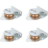 Roauend 4 Pack Ceiling Mount Single Pulley 1-1/2 Inch Wall Mounted Pulley Ceiling Pulley, Zinc-Plated Single Pulley for 3/8" Wire or Rope