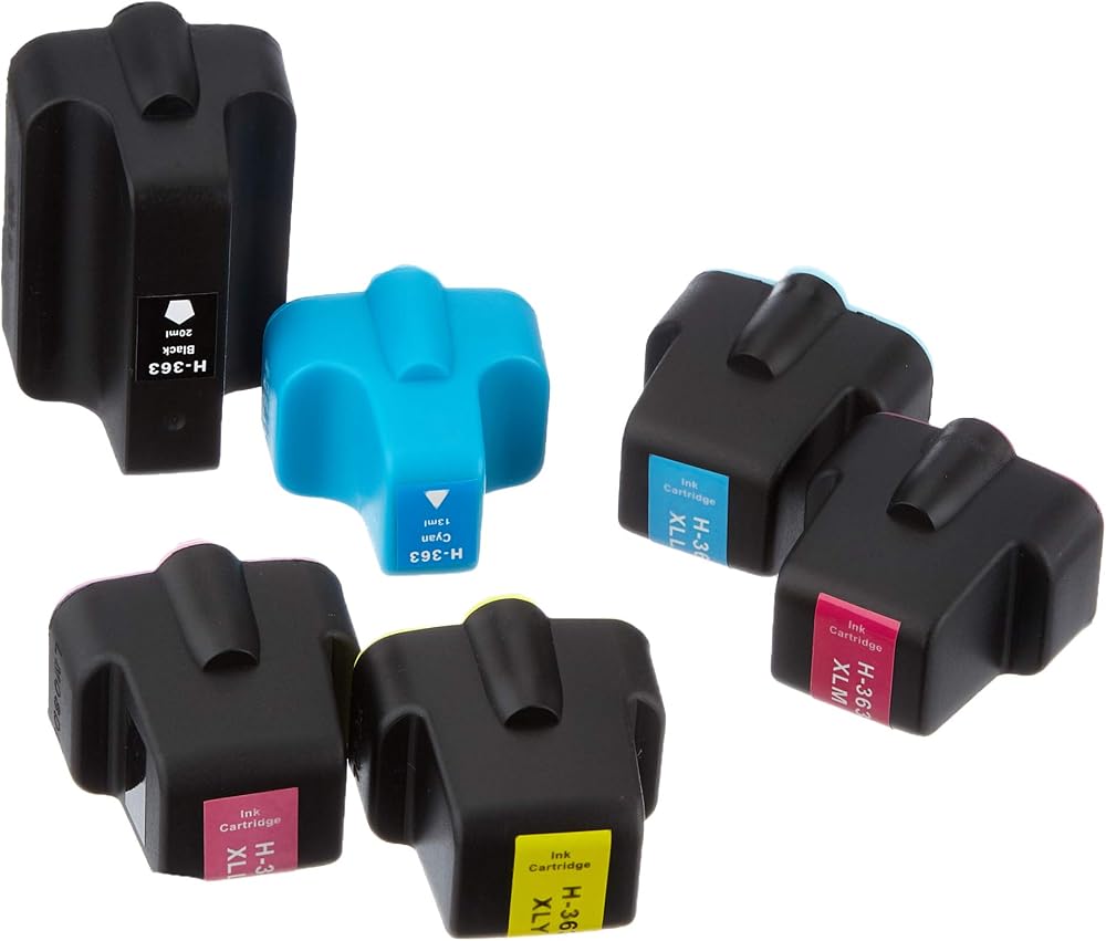 Go Inks Compatible 6x HP 363 Ink Cartridges for Photosmart Printers High