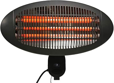 PRO ELEC PEL01219 2kW Wall Mounted Infrared Heater 3 Heat Settings IP34 Outdoor