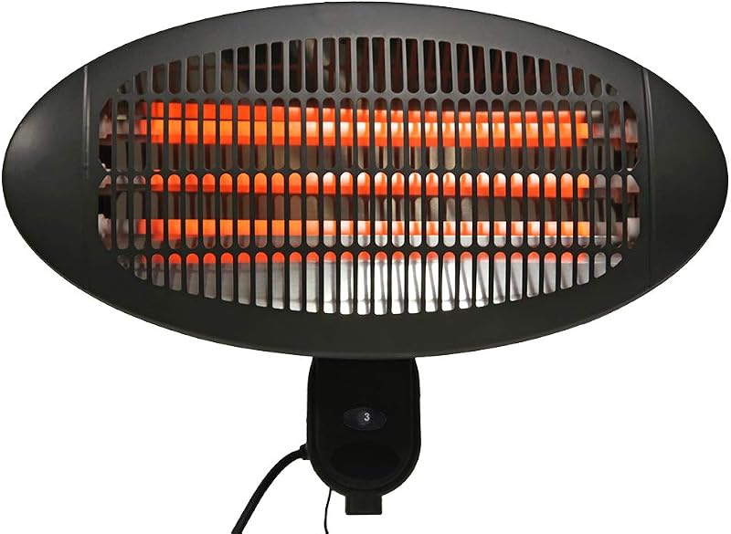 PRO ELEC PEL01219 2kW Wall Mounted Infrared Heater 3 Heat Settings IP34 Outdoor