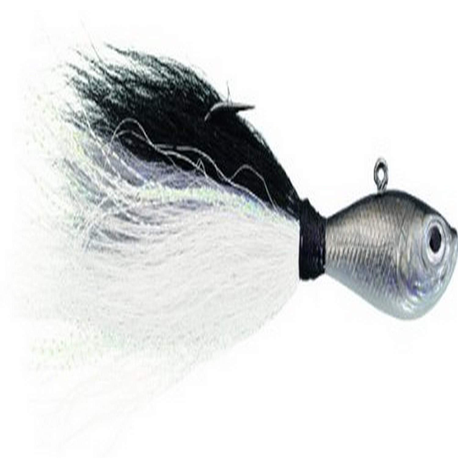 SPRO Bucktail Jig-Pack of 1, Dark Shad, 3-Ounce