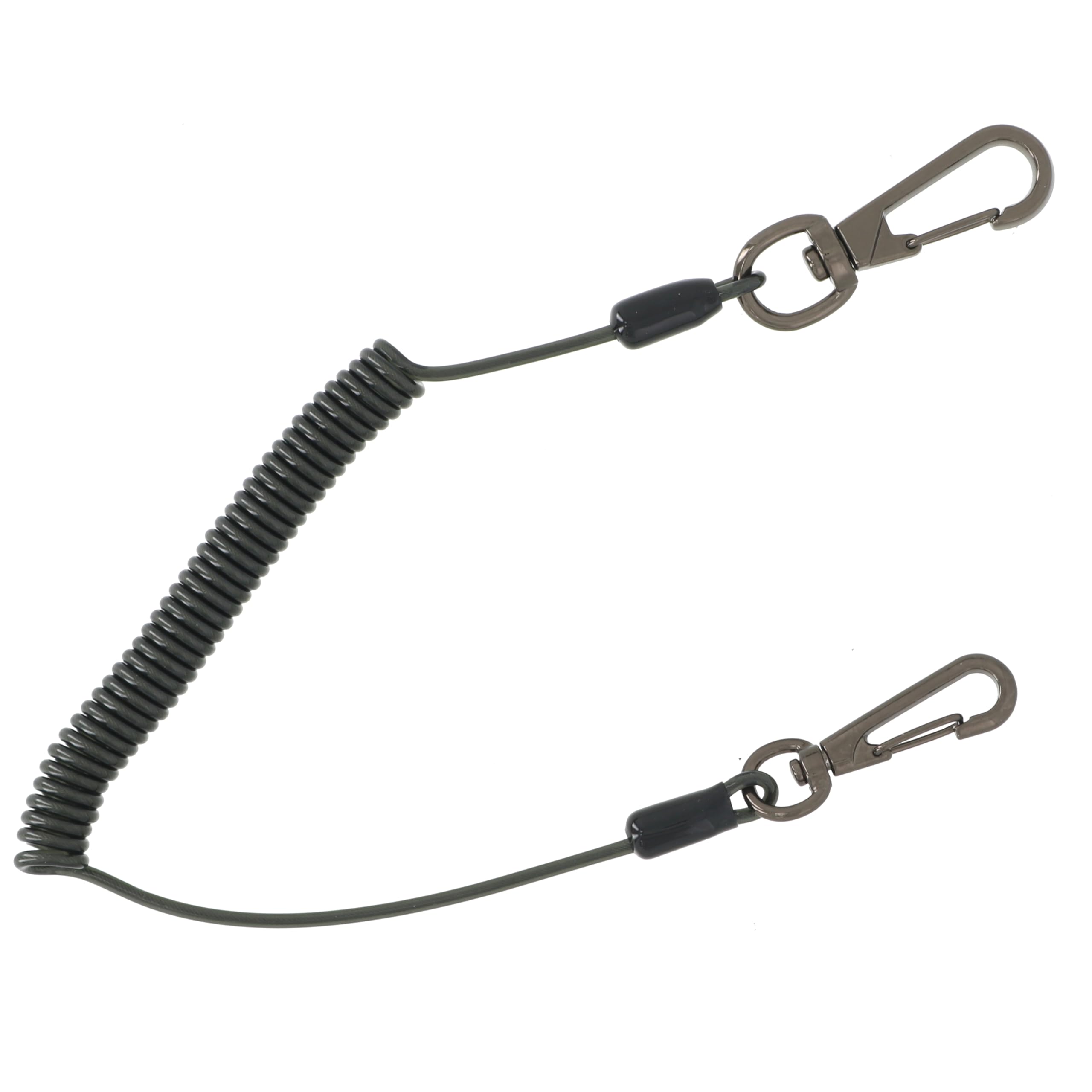 高儀(Takagi) セーフティコード ブラック 1.0kg 工具 落下防止 紛失防止 安全対策 ストラップ スパイラルコード カールコード ワイヤー 伸縮 ナスカン商品画像