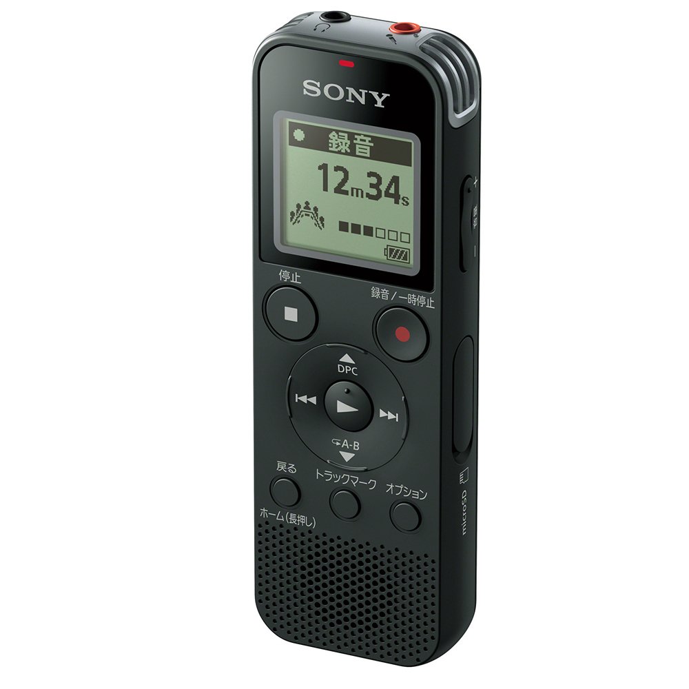 ソニー(SONY) ICレコーダー usb 4GB リニアPCM録音対応 Sony IC recorder 4GB linear PCM recording corresponding black From