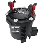 Fluval FX2 High Performance Canister Aquarium Filter | Multi-Stage Filtration, Built-in Powered Water Change System, and Basket-in-Basket Tray Design