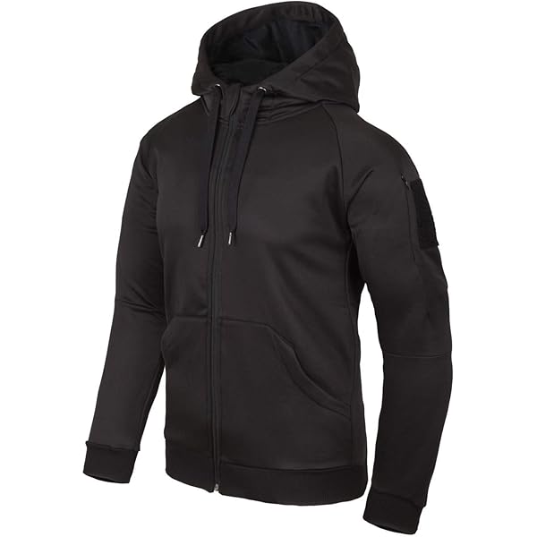 Helikon-Tex Urban Tactical Hoodie Full Zip Melange Black