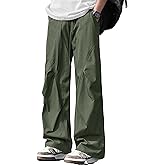 Kisswow Womens Cargo Pants Streetwear Women Y2k Bottoms Track Parachute Pants Woman Lightweight Cute Joggers for Women