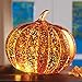 Collections Etc LED Light Up Decorative Pumpkin