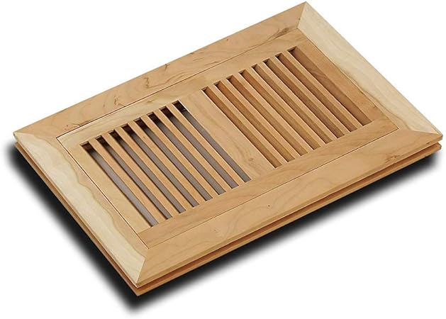 Welland Floor Register Vents With Frame Unfinished Wood Vents