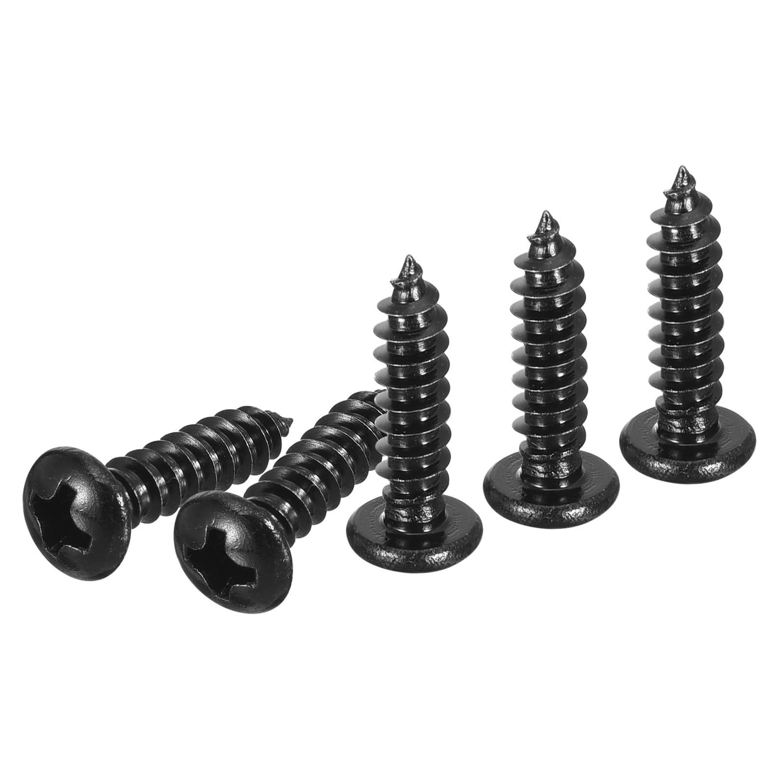 DTGN #8x5/8" Phillips Pan Head Self-tapping Screw - 50Pack - Bright Finish 304 Stainless Steel Sheet Metal Screws Wood Screws — image 1