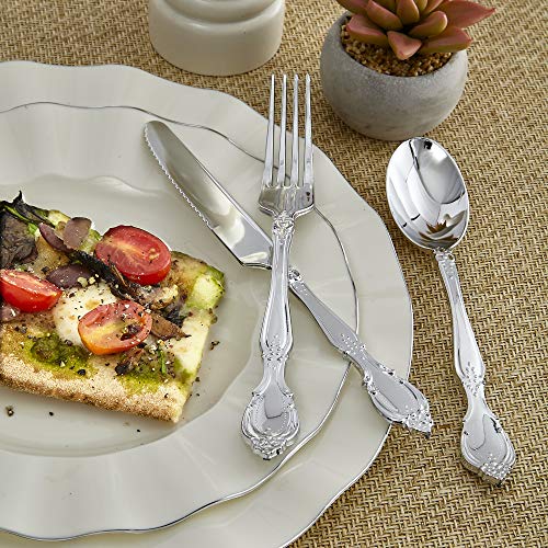 4 COLLECTION+DISPOSABLE+SILVERWARE+Spoons+Silver