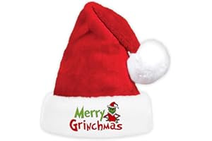 IDEAPRON Funny Christmas Hat, Holiday Santa Hat for Xmas Party Supplies, Winter Head Wear for Adults Women Men